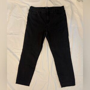 Buffalo David Bitton Women's Black High-Rise Stretch Skinny Jeans Mollie 12/32